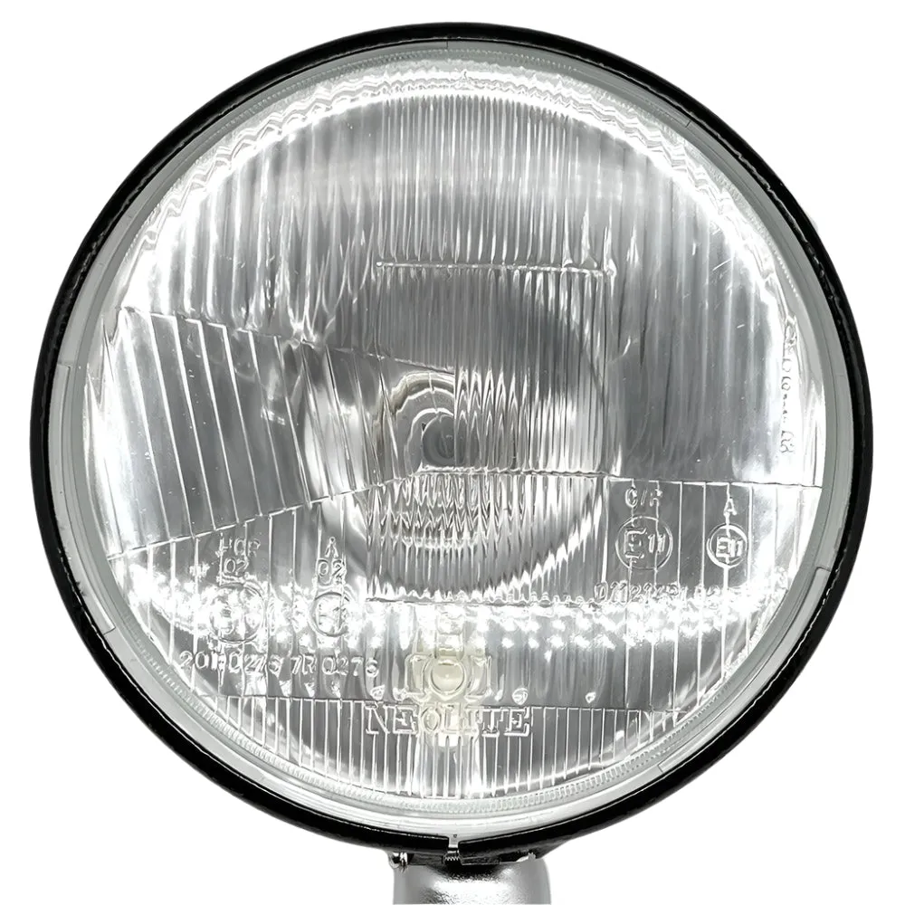 7" Complete Headlamp Black