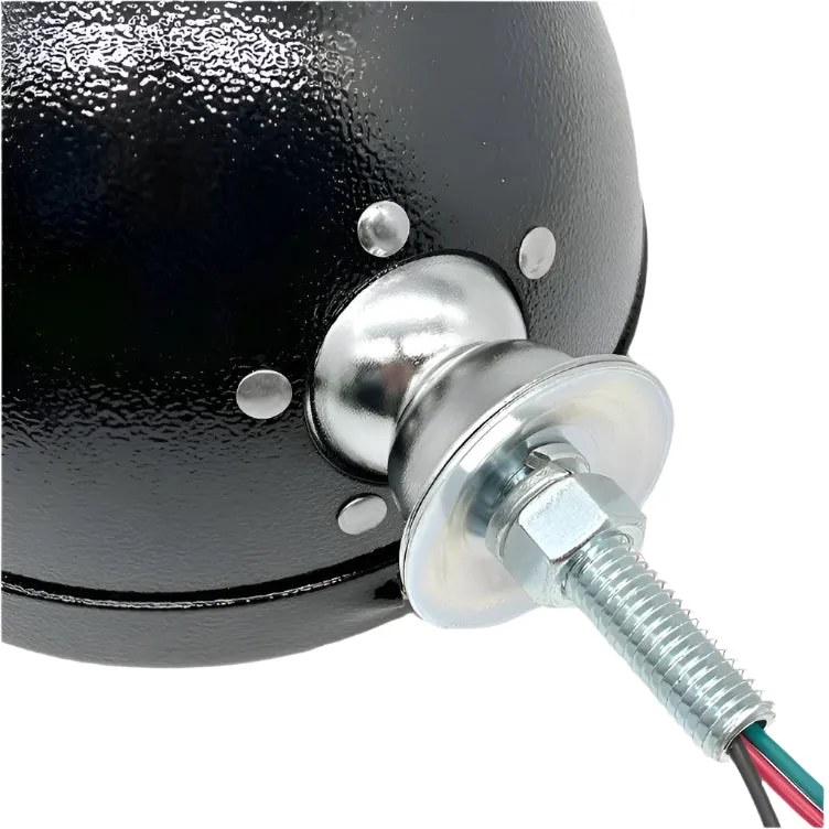 7" Complete Headlamp Black