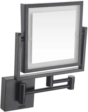 8 inch LED Light Wall Mount Vanity Makeup Mirrors Human Body Induction Double Sided 1X,3X Magnifying Bathroom Shaving Cosmetic Mirror