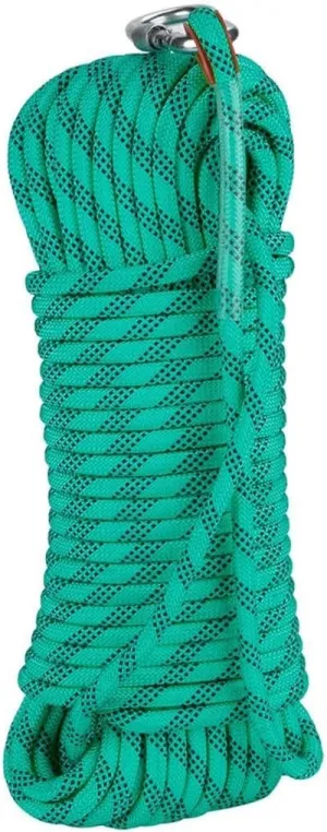 8mm Escape Rope Outdoor Static Rescue Rope, Escape Rope, Ice Climbing Equipment, Fire Safety Rescue Rope 10~200M (Color : Green, Size : 8mm x 90m)