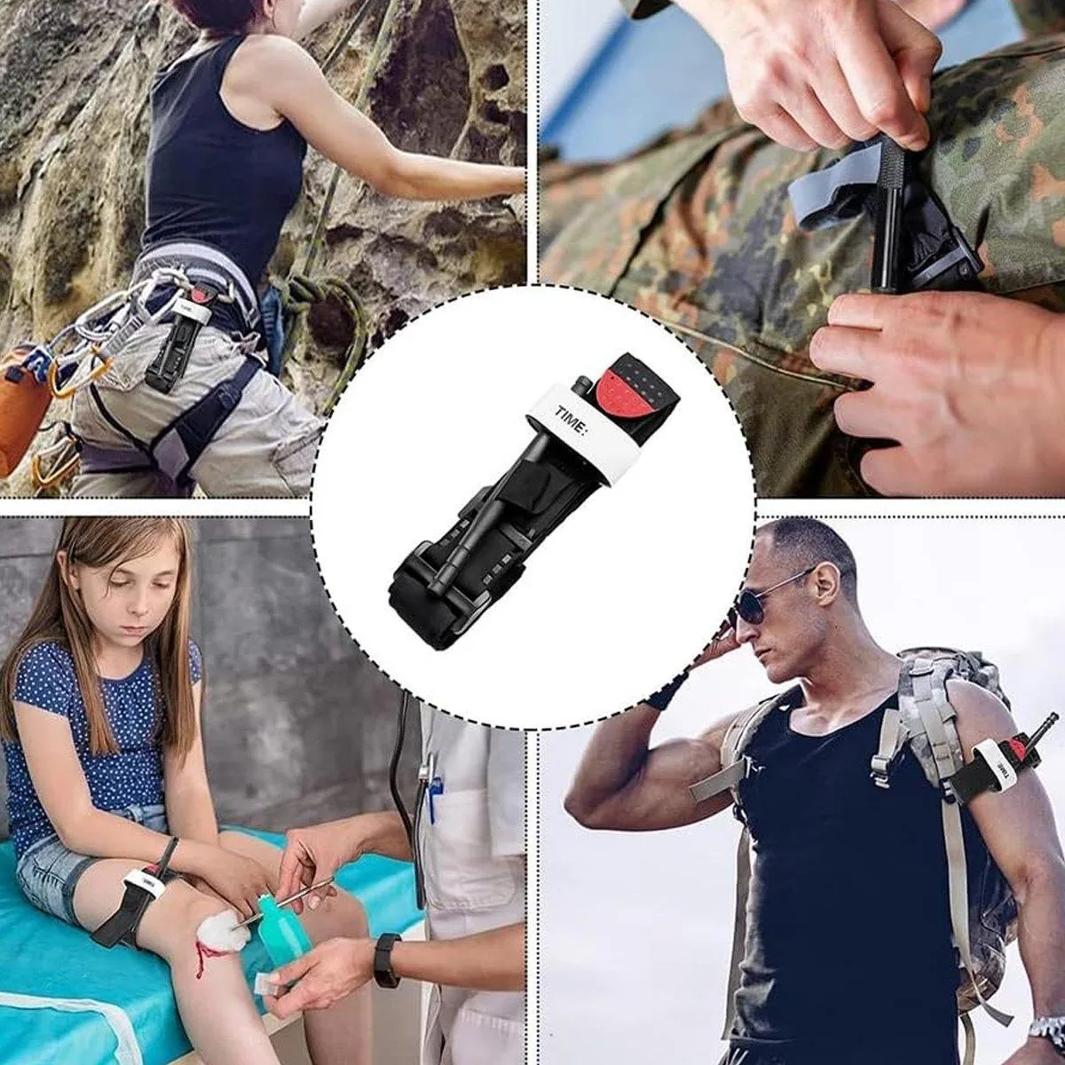 95mm Spinning Tourniquet Medical Emergency First Aid Blood Flow Control Tool