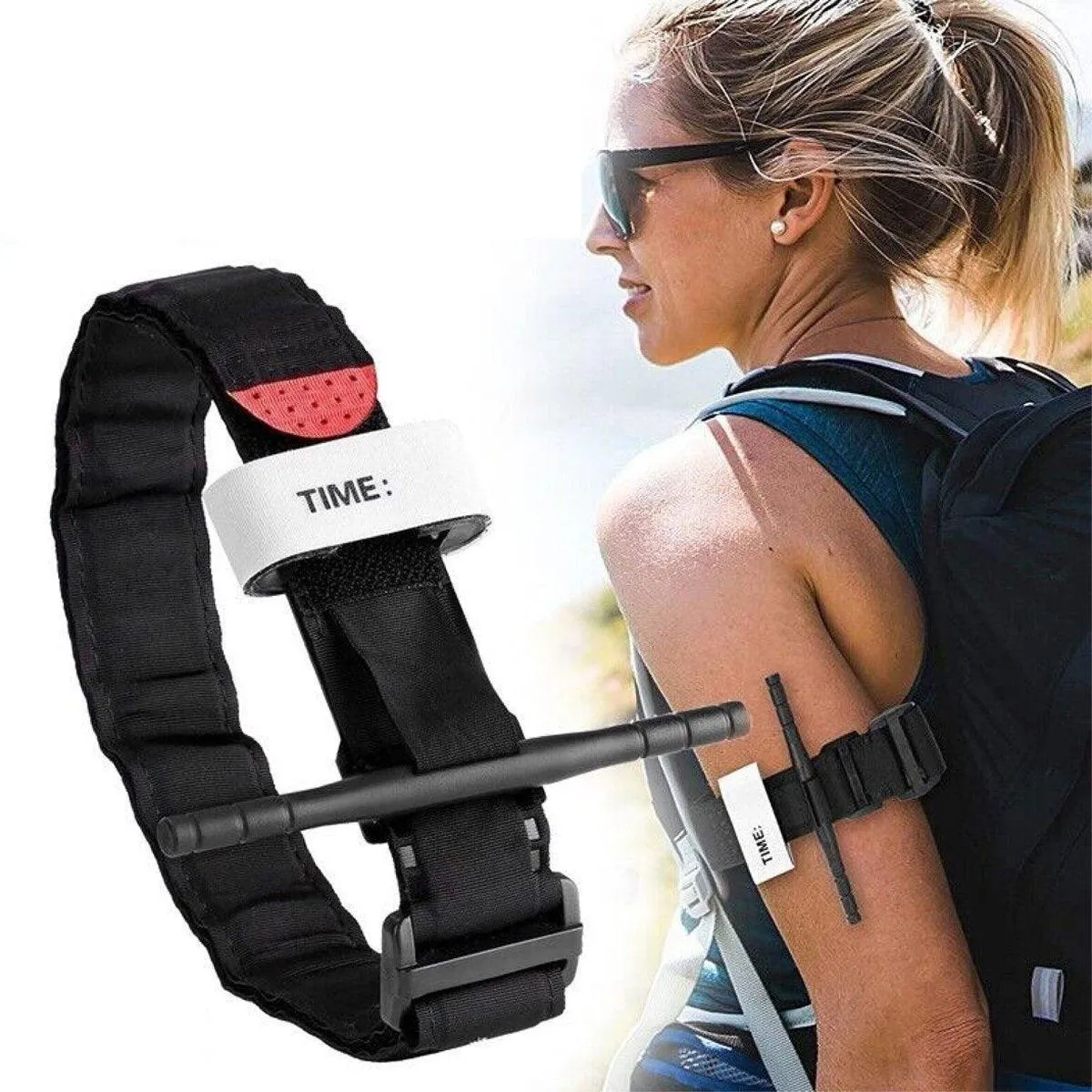 95mm Spinning Tourniquet Medical Emergency First Aid Blood Flow Control Tool