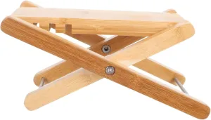 Adjustable Folding Footstool for Pedicure Support Salon Accessory for Nail Enthusiasts Portable Footrest for Home and Professional Use Stylish Design for Comfort