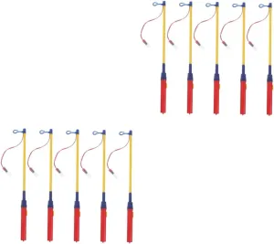 Alasum 10pcs Glow Lantern Sticks with Led Light for Year Lantern Walking Pole Decoration No Battery for Boys and Girls Birthday Parties