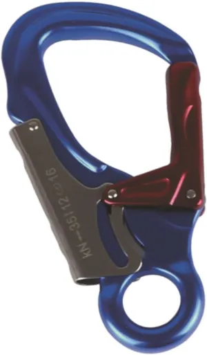 Aluminum Alloy Carabiner Clip with Double Locking Mechanism for Camping
