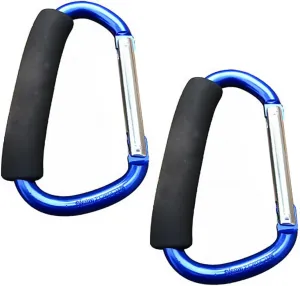 Aluminum Carabiner Locking Snap Climbing Hangers Durable for Hammock Swing and Tree Hanging Random Color