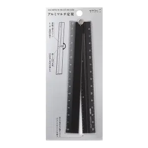 Aluminum Foldable Ruler 30cm / Midori DESIGNPHIL