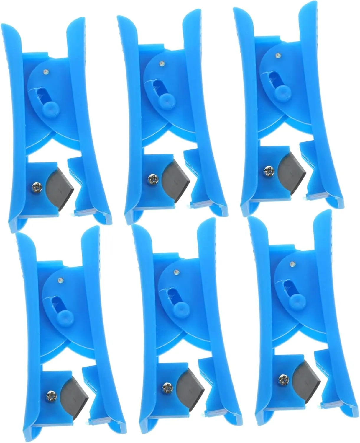 Angoily 6pcs Pipe Cutter Scissors Hose Tube Cutter for Pe Pu Vinyl and Rubber High-temperature Quenching Replaceable Blade Sturdy Constructi