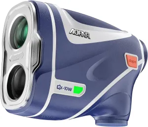 AOFAR GX-10W Golf Rangefinder with Exclusive Auto RED Display Adjustment, Max N52 Magnet for Absorbing Anywhere, Independent Slope Switch Button with Indicator Light, Full Accessories, IPX4 Waterproof