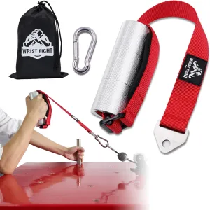 Arm Wrestling Training Handle – 2-Inch Aluminum Grip for Enhanced Pronation Strength, with Heavy-Duty Strap, Carabiner, and Storage Bag