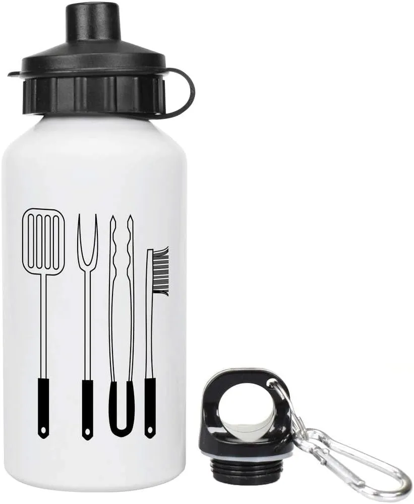 Azeeda 400ml 'BBQ Tools' Kids Reusable Water/Drinks Bottle (WT00073154)