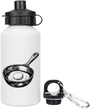 Azeeda 400ml 'Egg in Frying Pan' Kids Reusable Water/Drinks Bottle (WT00070959)