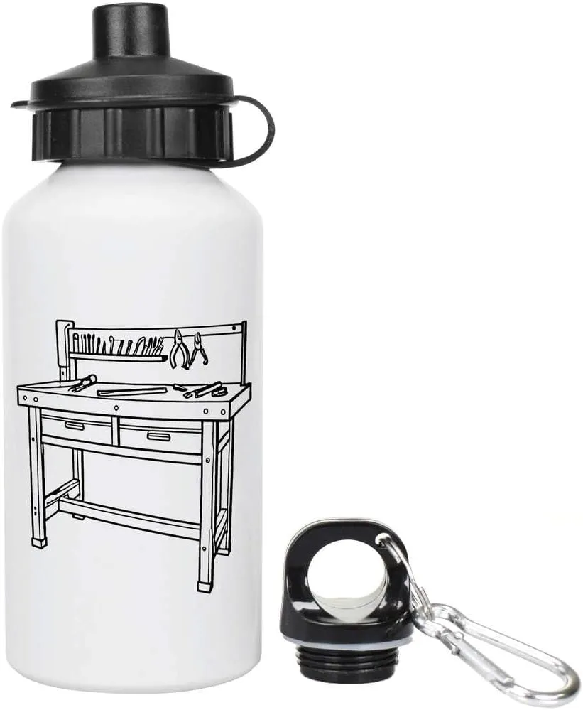 Azeeda 400ml 'Tools Workbench' Kids Reusable Water/Drinks Bottle (WT00069874)