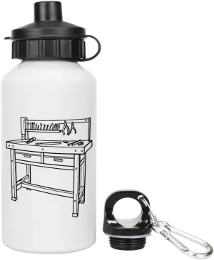 Azeeda 400ml 'Tools Workbench' Kids Reusable Water/Drinks Bottle (WT00069874)