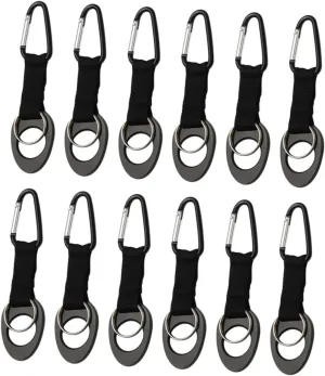 Backpack Water Bottle Buckle 12pcs Set Carabiner Hooks for Outdoor Use