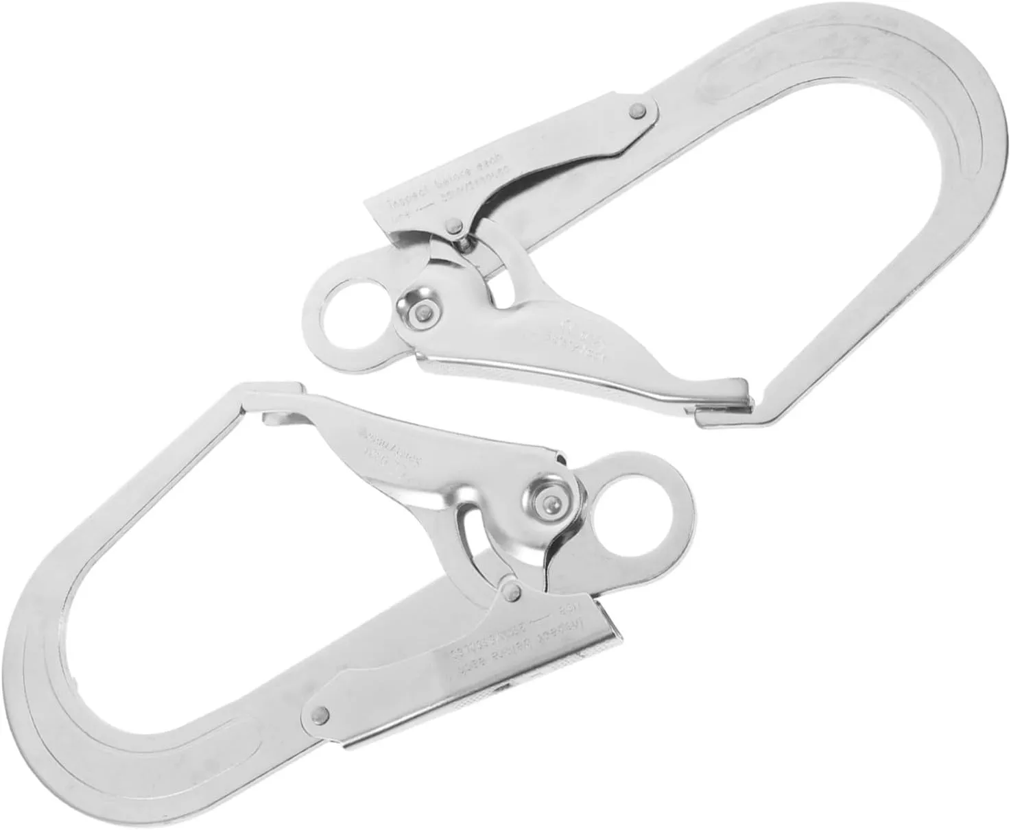 Balacoo 2pcs Climbing Carabiner Hook Auto Locking Mountaineering Safety Hook for Outdoor Activities