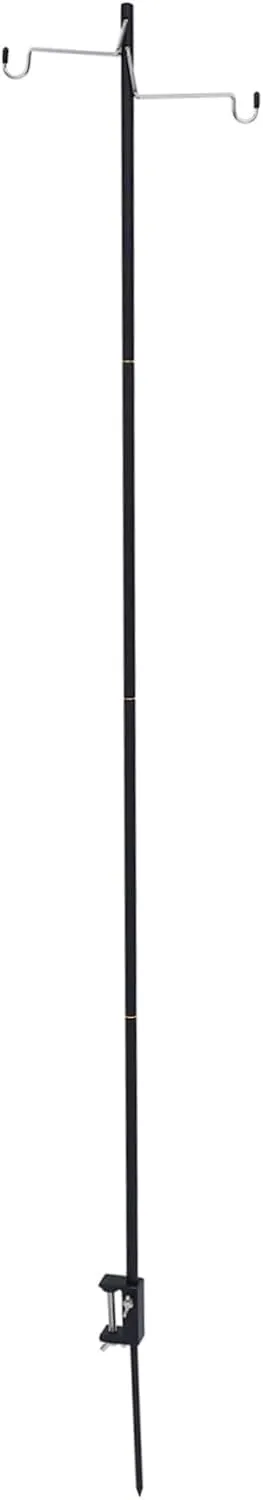balacoo Folding Lamp Pole for Outdoor Lamp Hanger Camping Lanterns Solar Lanterns Camping Gadgets