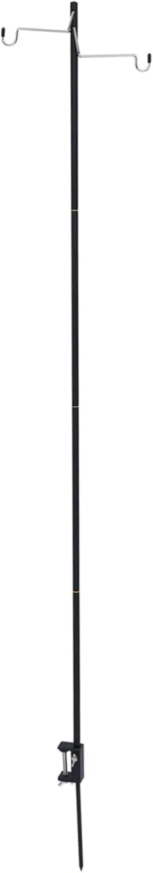 balacoo Folding Lamp Pole for Outdoor Lamp Hanger Camping Lanterns Solar Lanterns Camping Gadgets