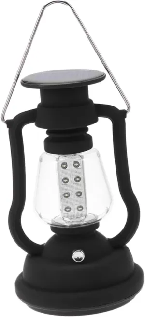 Balacoo Outdoor Lamp Outdoor Lights for House Camping Lantern Solar Lamps Captain Bands Soccer Led Campfire Camping Light Multiple Use Outdoor Light Camping Lamp Direct Charge Hand Crank, Black
