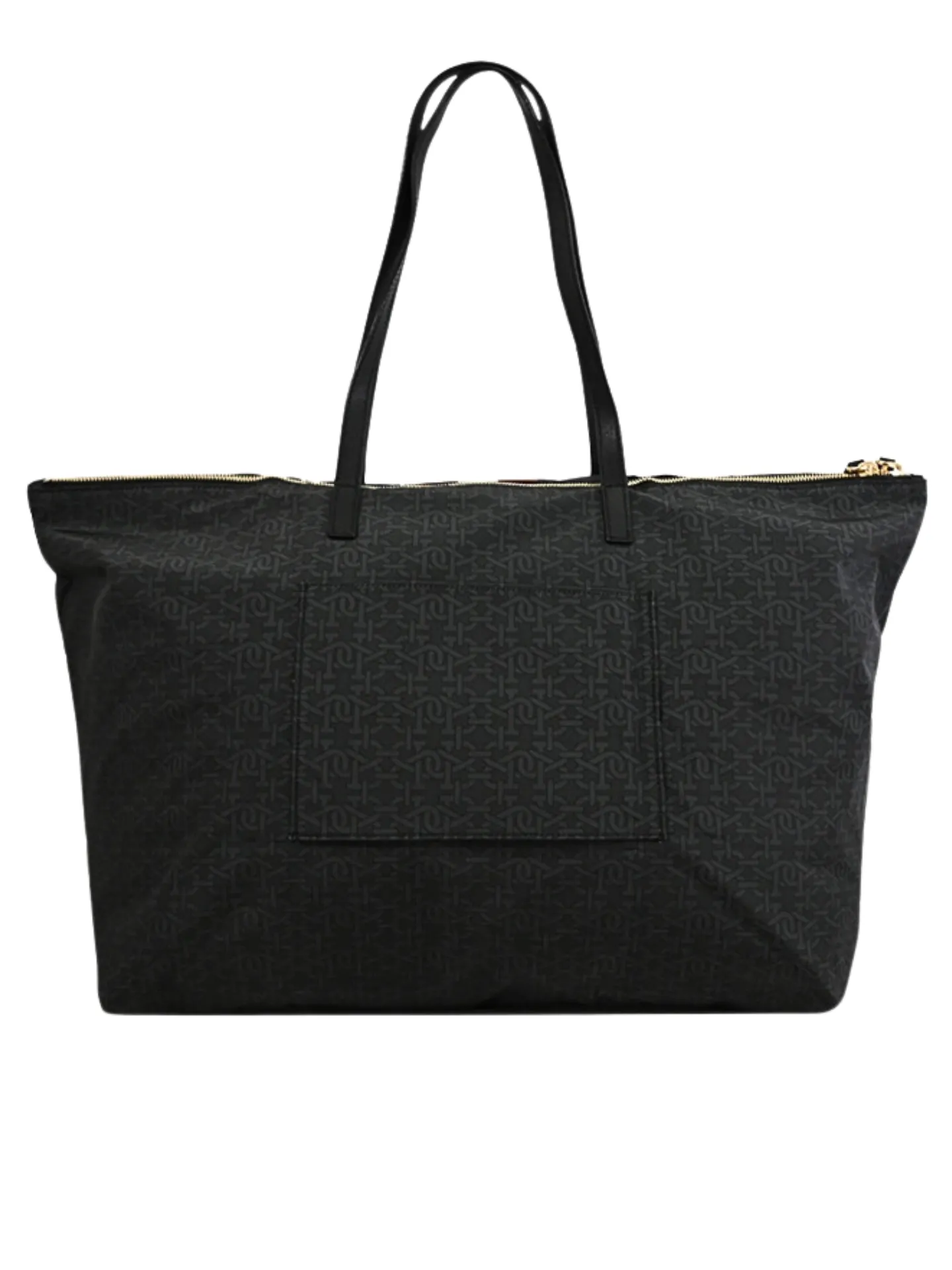 Bally Foldable Monogram Nylon Tote Bag Anthracite Multi