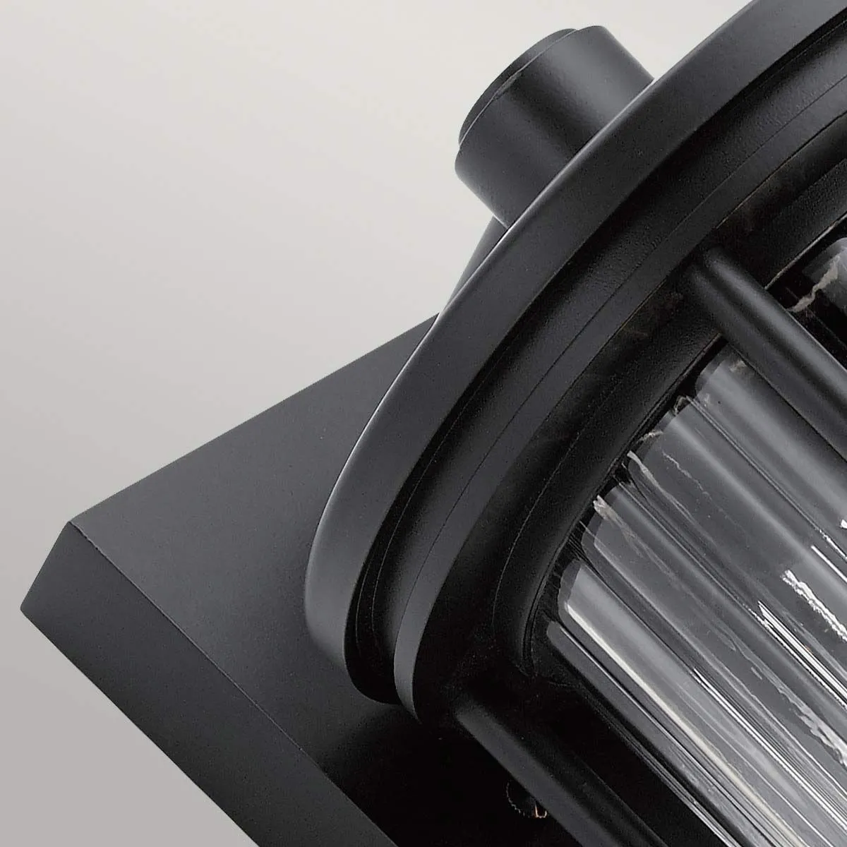 Barras 1 Light Medium Wall Lantern | Black