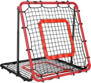 Baseball and Softball Rebounder Net,Baseball Rebounder,Volleyball Rebounder,Pitch Back Net,Multi-Sport Training Rebound Screen,with Pitching Target,Easy Adjustable Angles