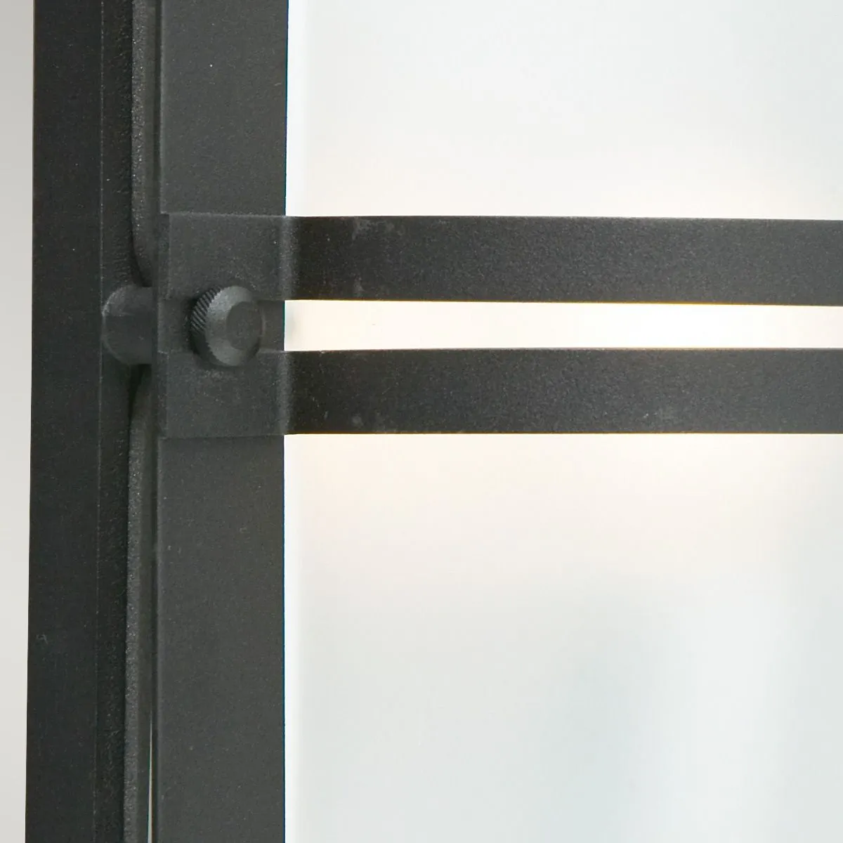 Basel 1 Light Wall Lantern - Black With Frosted Glass | Black