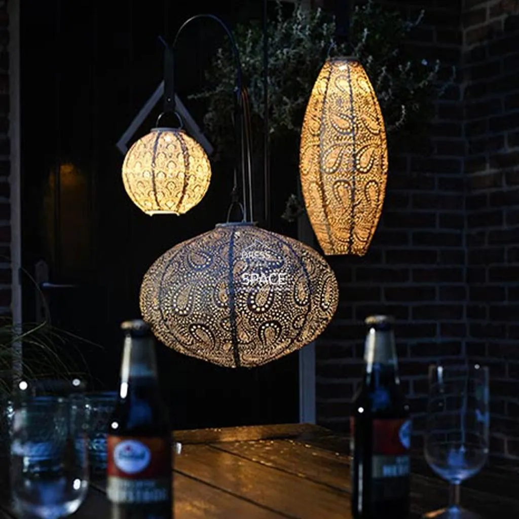 Bazaar Crown 40 - Copper - Solar Lantern