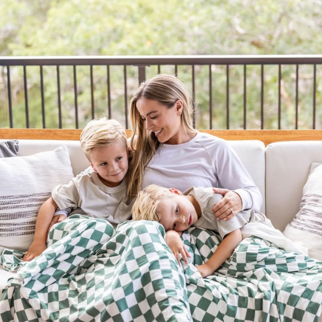 Beddy's Dual-Sided Travel Blanket for Airplane or Car, Packable with Portable Carrying Case Bag, Super Soft & Cozy Lightweight Blanket, Perfect for Travelers, Road Trips and Camping, On-The-Go