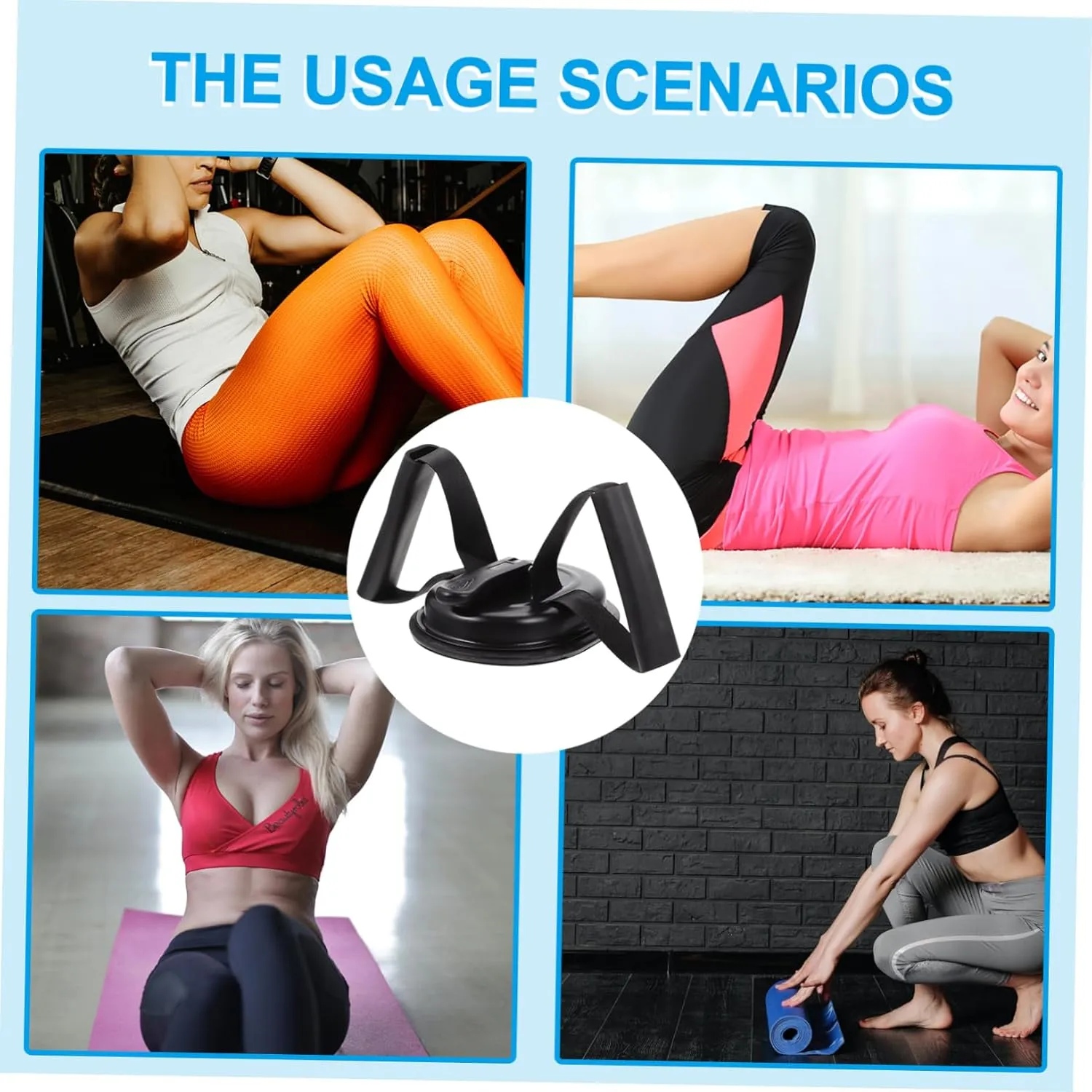 BESPORTBLE 1pc Sit up Aid Sit up Suction Cup Situp Floor Holder Devices Abdominal Muscle Toner Self- Suction
