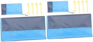 BESPORTBLE 2pcs Camping Blanket Packable Multi-Purpose Mat Pool Ground Cloth Quick Dry