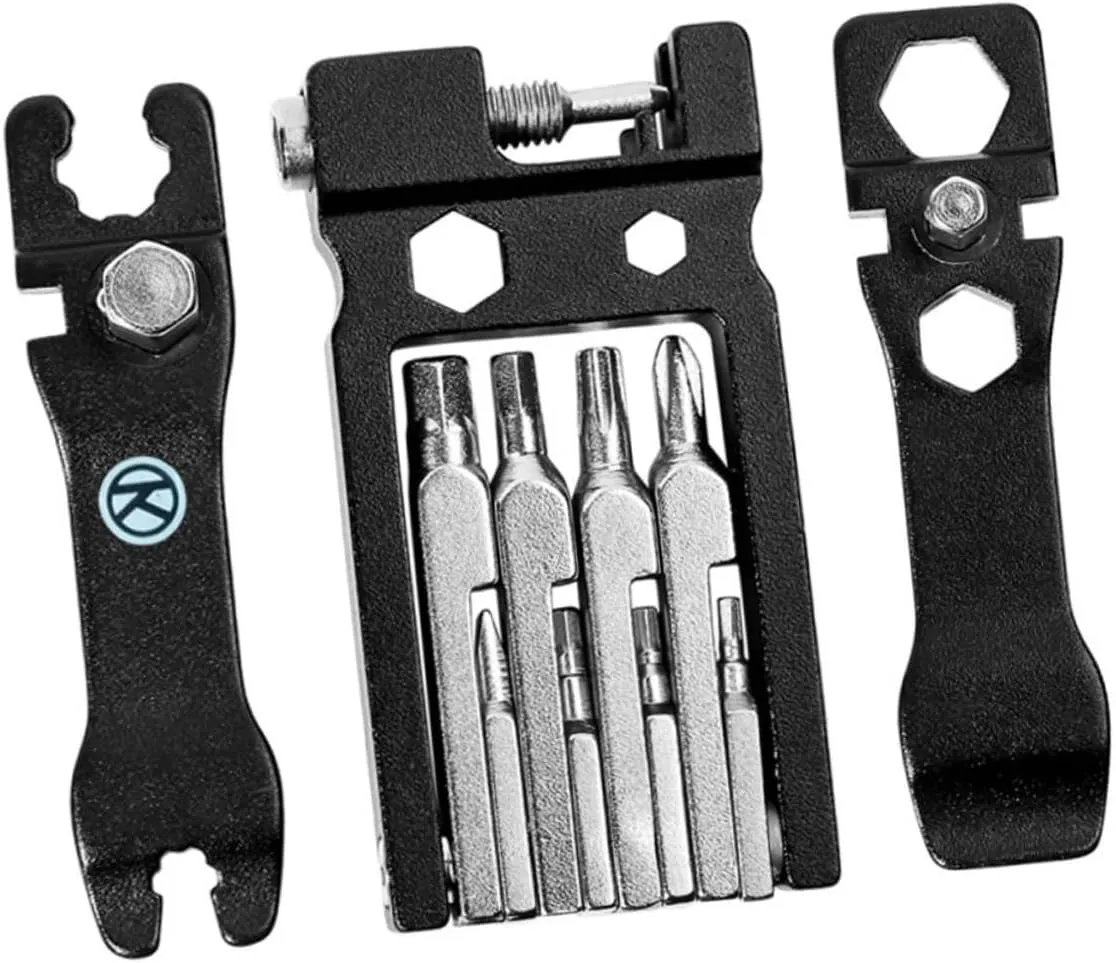 BESPORTBLE Foldable Bike Repair Kits Multi-tool for Bicycle Mechanic Combination Tool Screwdriver