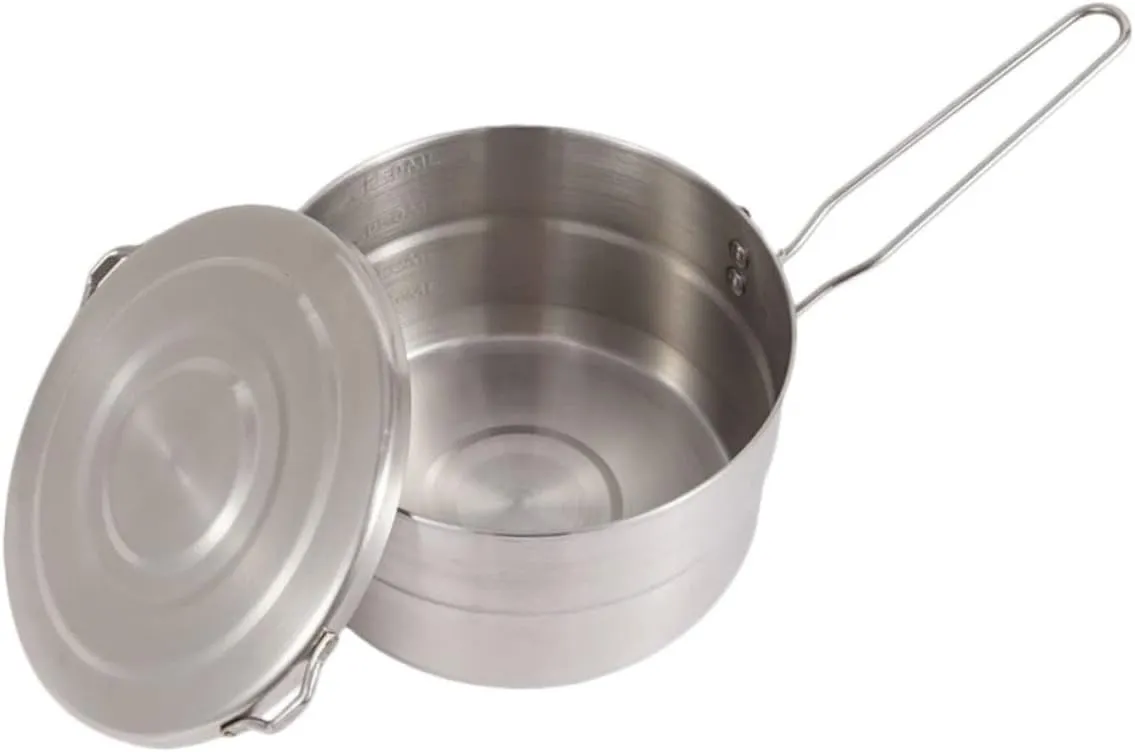 BESPORTBLE Lightweight Hiking Pot Camping Cookware Set Kettle Utensil Set Bento Pot Outdoor Cooking Gear for Travel