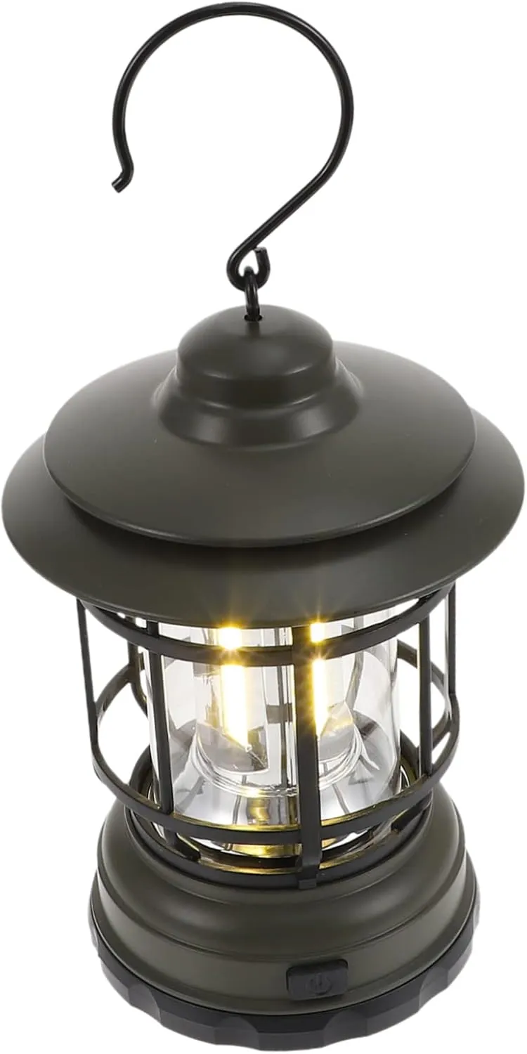 BESPORTBLE Outdoor Retro Lantern Reliable Camping Lamp Easy to Carry Tent Light Multipurpose Outdoor Lamp Fashion Tent Light