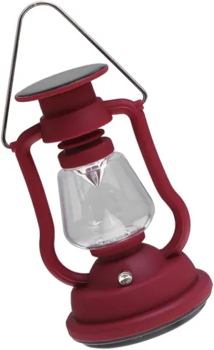 BESTonZON 1Pc Vintage Solar Powered Camping Lantern Retro Outdoor Light for Tent Decoration Easy to Clean Hang for Night Atmosphere for Camping and Outdoor Activities