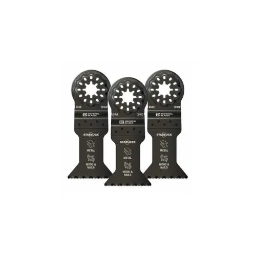 Bi Metal Oscillating Multi Tool End Cut Blade Black IBSL340-3