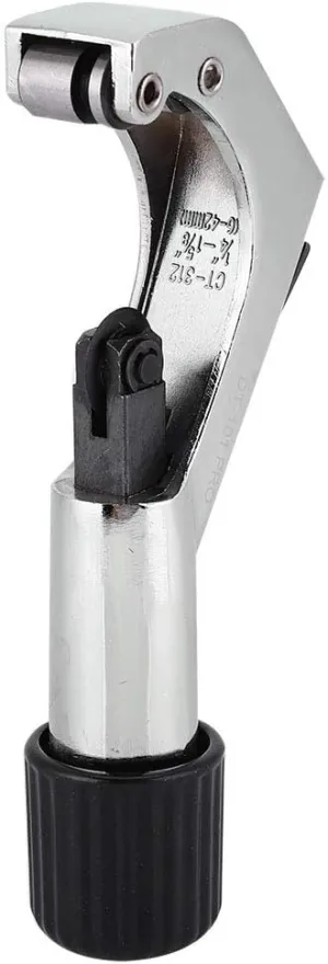 Bike Tube Cutter, Aluminum Alloy, Double Rollers, 63-70 HRC Blade, Spare Blades Set