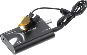 Black Portable HeadLamp Clip On Lamp with Filter  Latest Type Plastic Plug-in Battery