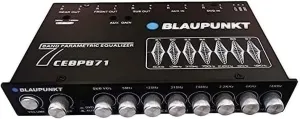 Blaupunkt CEBP871 7-Band Car Audio Graphic Equalizer with Front 3.5mm Auxiliary Input, Rear RCA Auxiliary Input and High Level Speaker Inputs