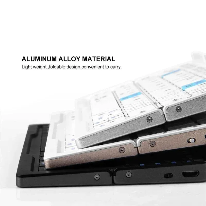 Bluetooth Foldable Keyboard - Wireless Multi-Device Portable Typing Solution