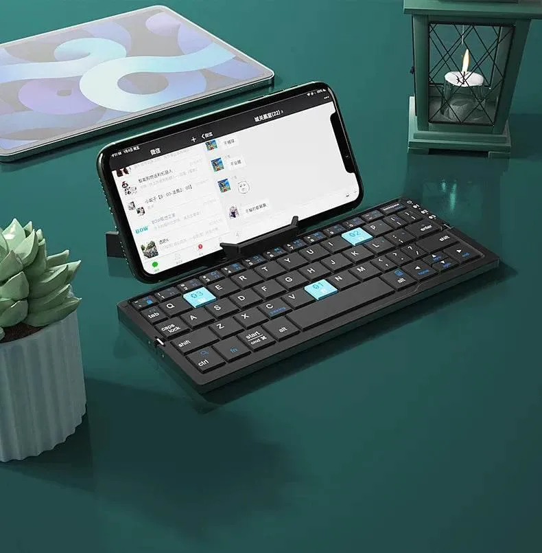 Bluetooth Foldable Keyboard - Wireless Multi-Device Portable Typing Solution