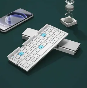 Bluetooth Foldable Keyboard - Wireless Multi-Device Portable Typing Solution