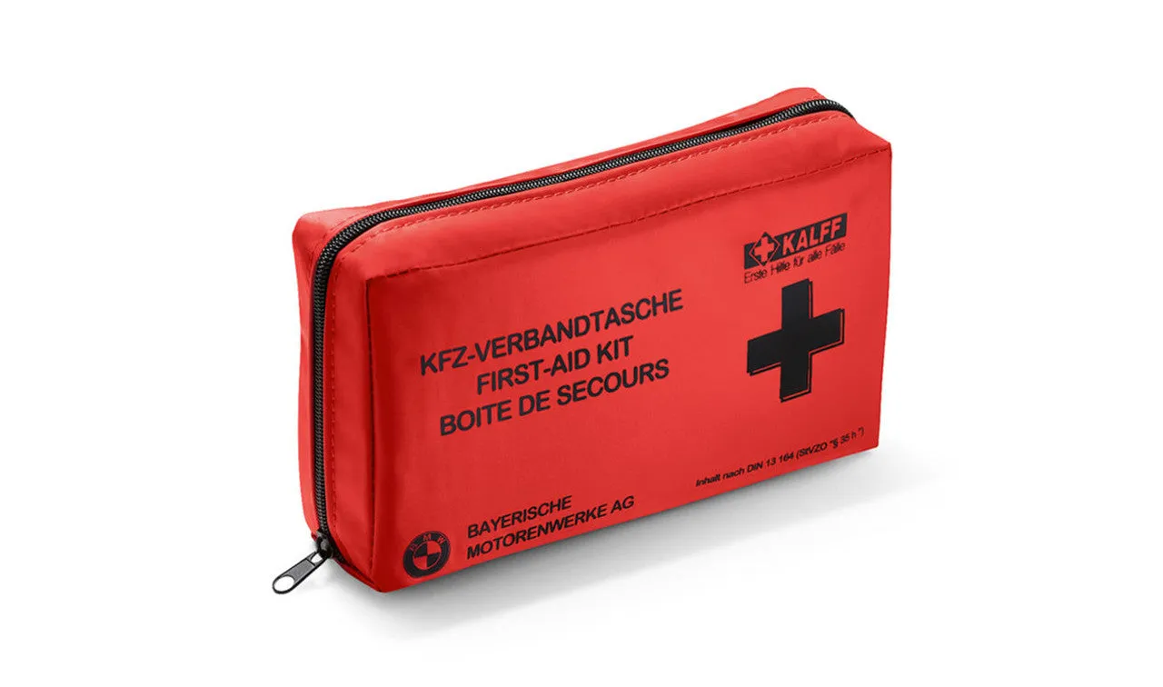 BMW 3 and 5 Series First Aid Kit Pouch - Red