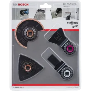 BOSCH 4-pcs Tile set for renovartion and reconstruction work multi tool طقم البلاط