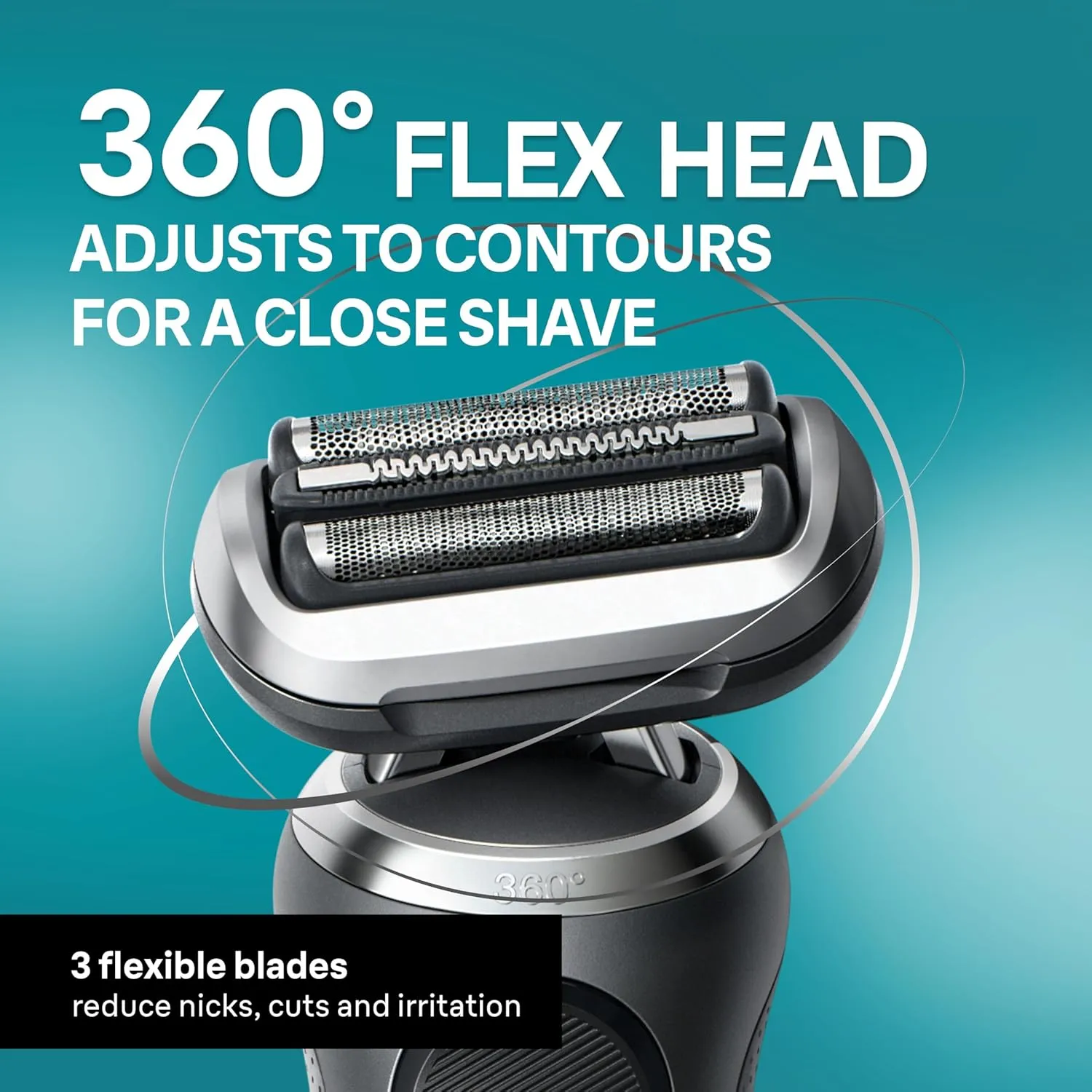 Braun Electric Shaver for Men, Series 7 7185cc, Waterproof, Wet & Dry Shave, Shaving Kit with SmartCare Center and Beard Trimmer, 3 Shave Modes, 60 Minute Battery Runtime, 10 Piece Set