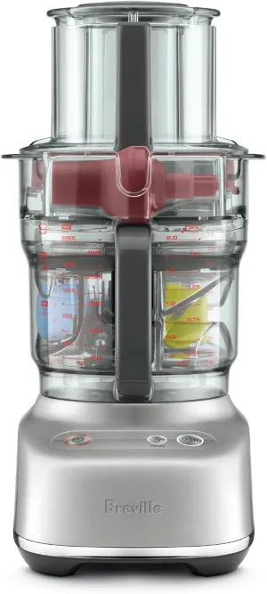Breville BFP638 Paradice 9 Cup Food Processor and Dicer, Small, Brushed Stainless Steel