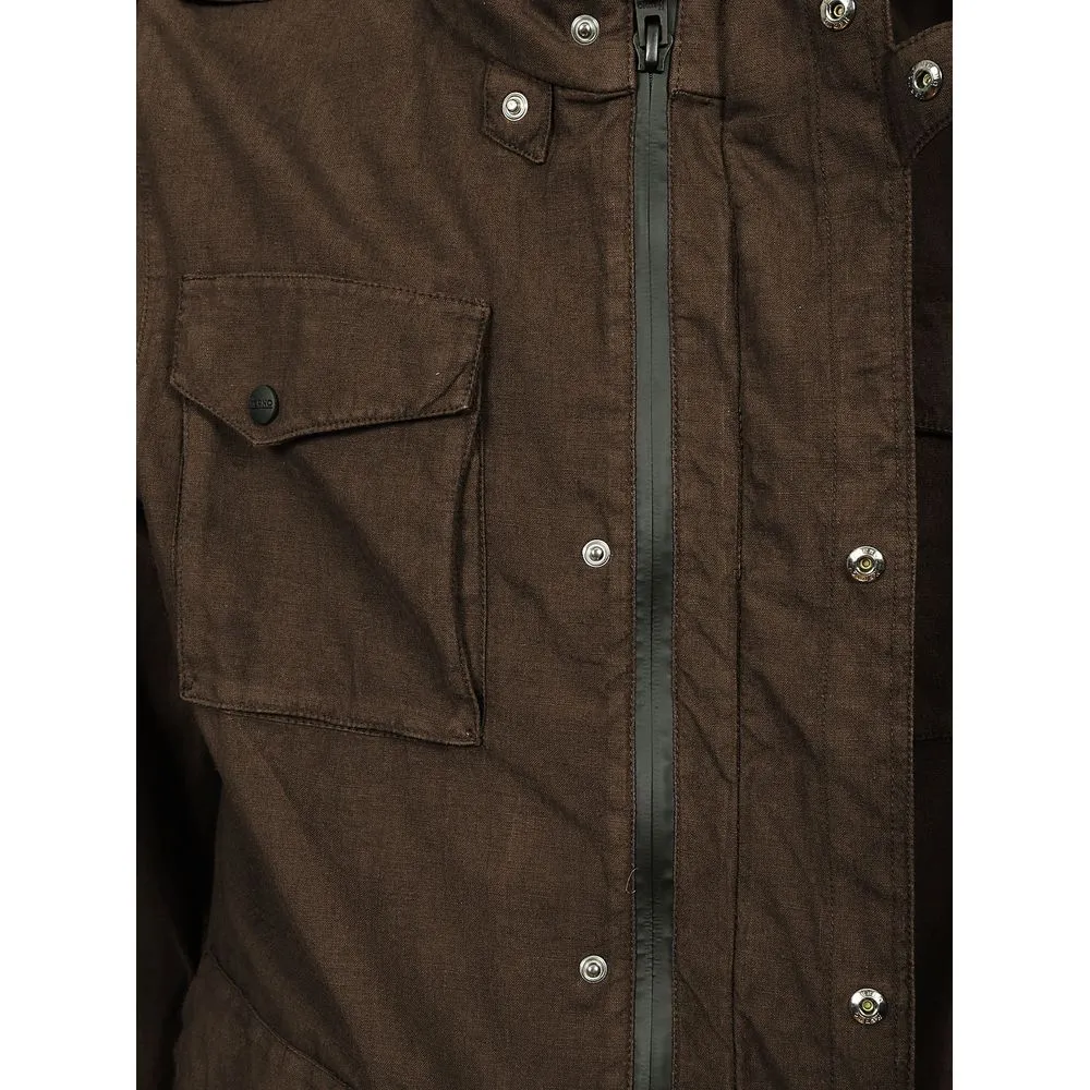 Brown Linen Jacket