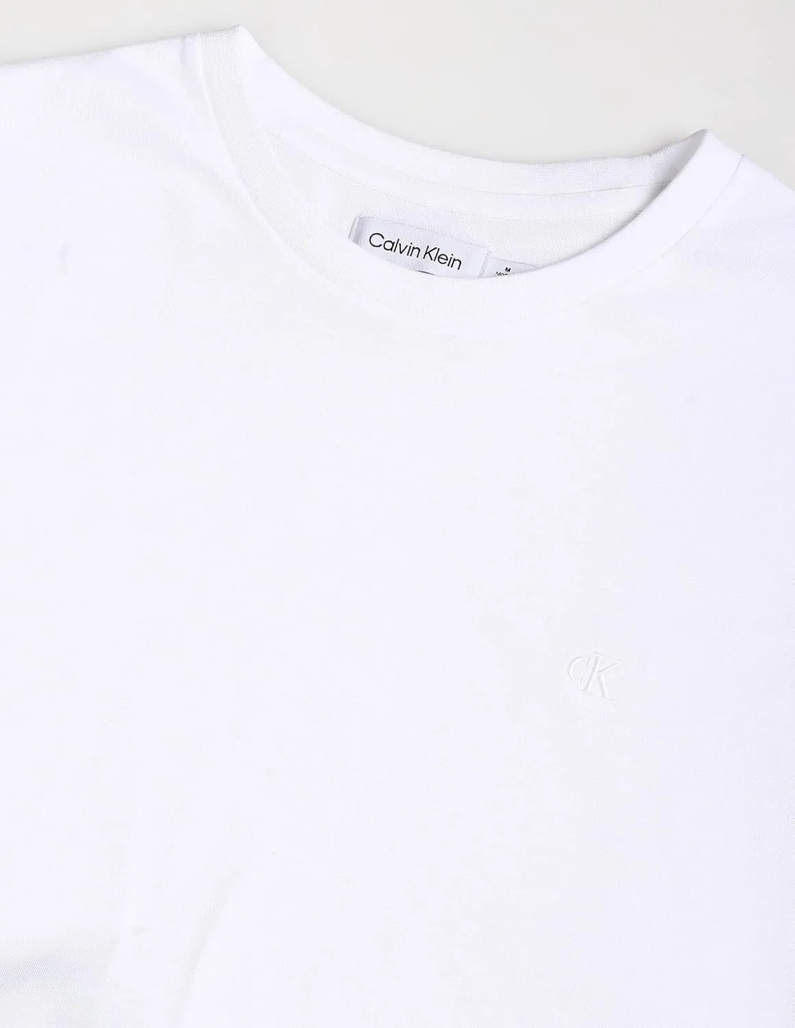Calvin Klein Men's Smooth Cotton Solid Crewneck T-Shirt