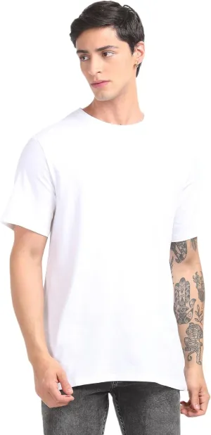 Calvin Klein Men's Smooth Cotton Solid Crewneck T-Shirt