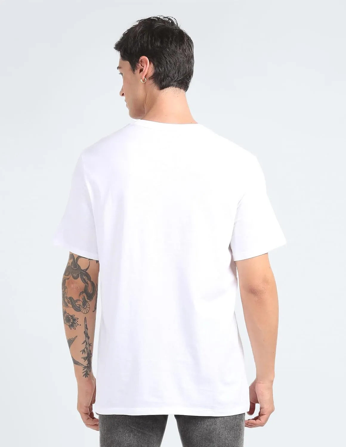Calvin Klein Men's Smooth Cotton Solid Crewneck T-Shirt